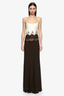 Orsina Scoop Maxi Dress Bitter Choc/ Buttercream