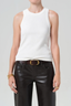 Isabel Rib Tank White