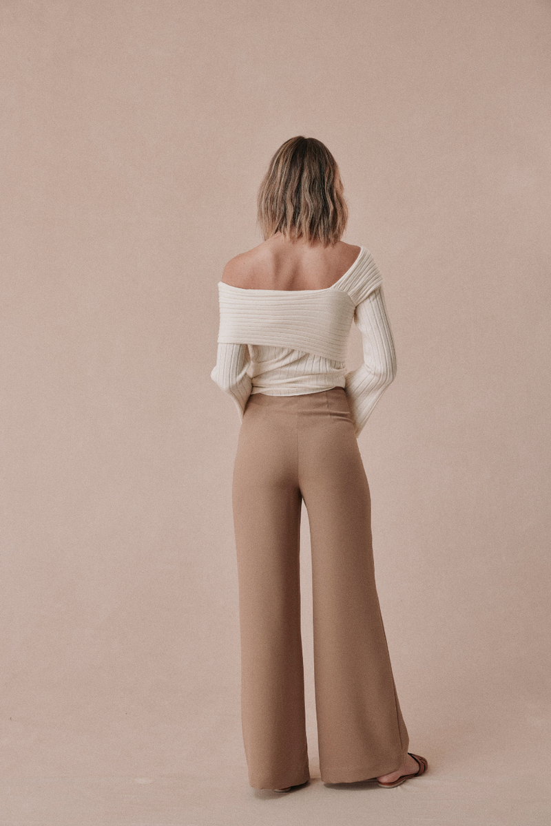 Crescent Pant Beige