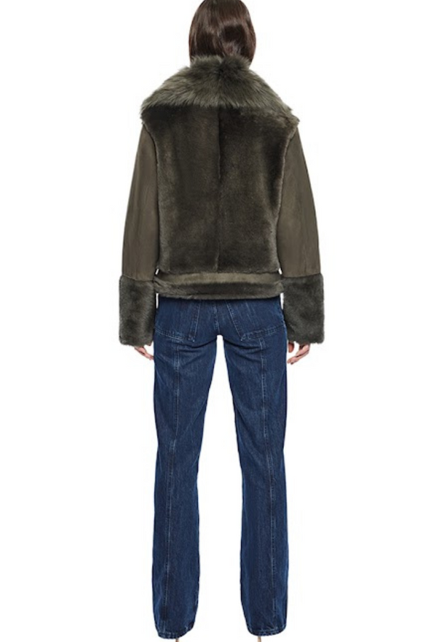 Soul Jacket Khaki Suede