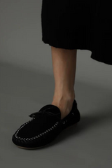 May Moccasin Black/Silver