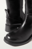 Bonni Leather Knee Boots Black