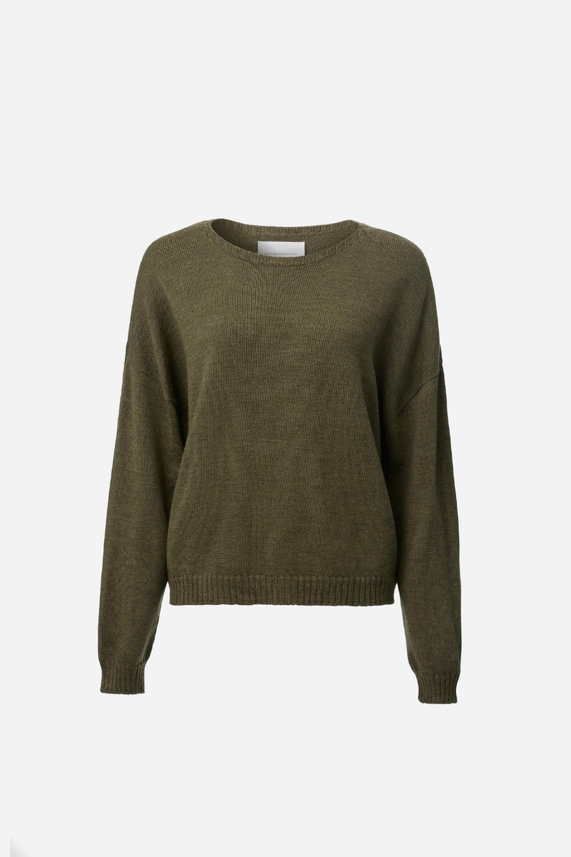 August Merino Knit Olive
