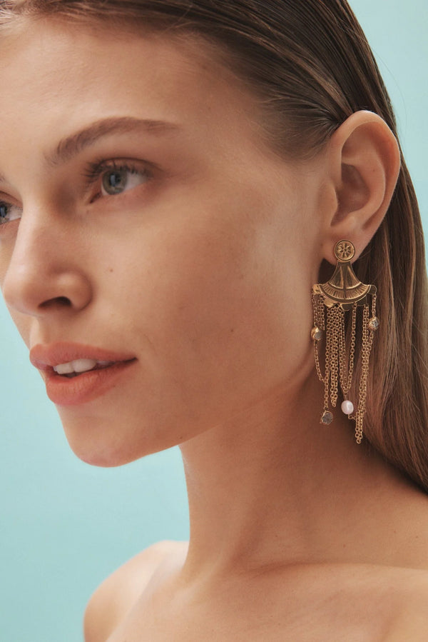 Isabella Lotus Earrings