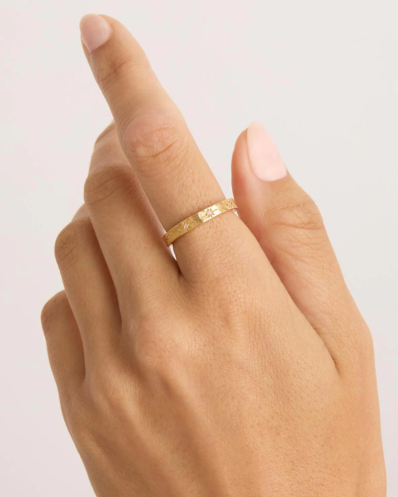 Stardust Ring 18k Gold Vermeil