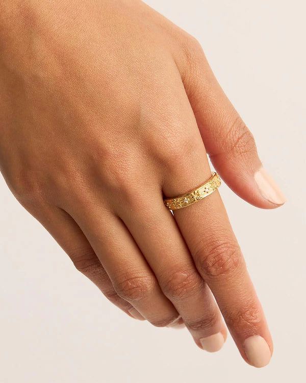 Live in Grace Ring 18k Gold Vermeil