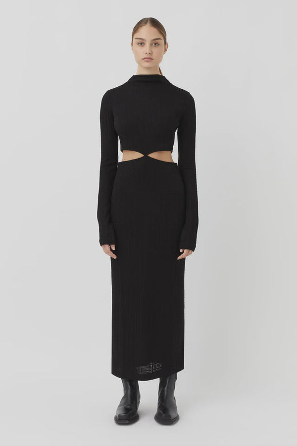Nemesia Long Sleeve Dress Black