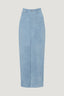Chicago Suede Skirt Sky Blue