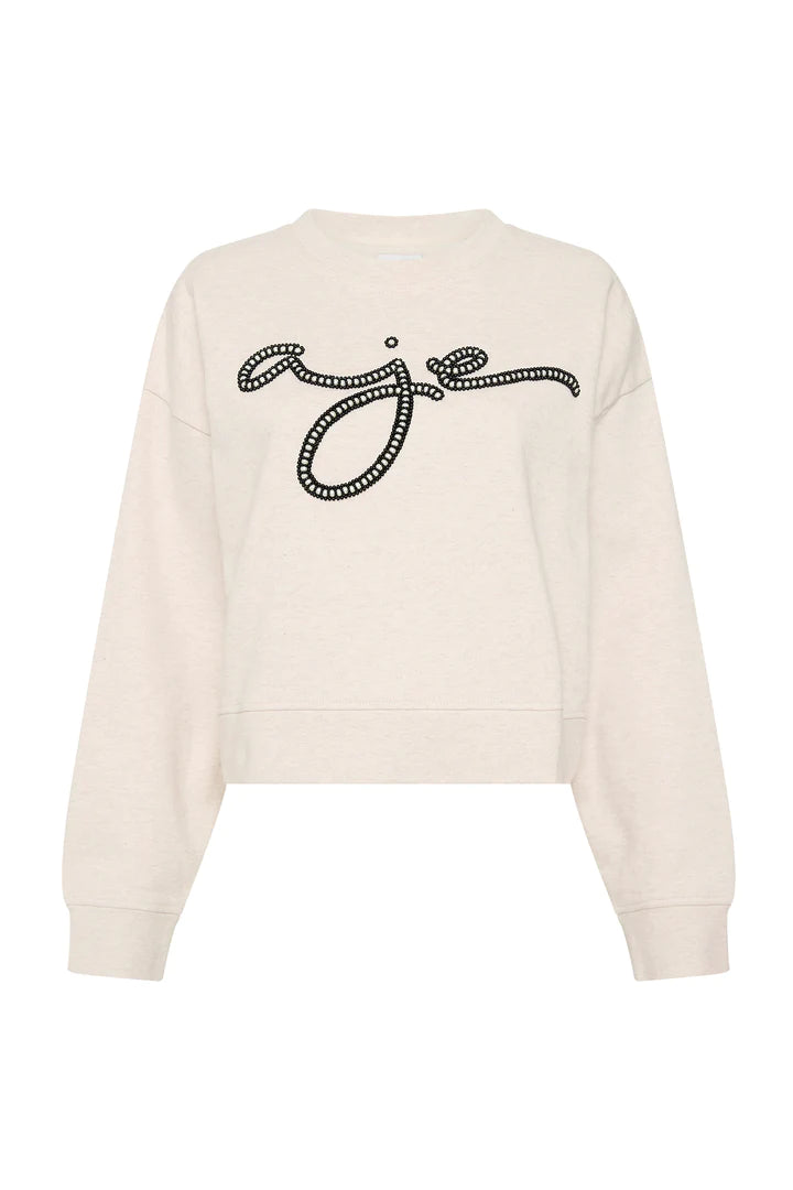 Mythology Pearl Logo Sweater Sandstone Beige