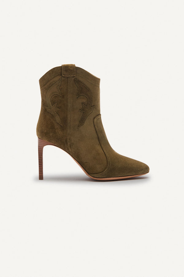 Caitlin Ankle Boots Olive