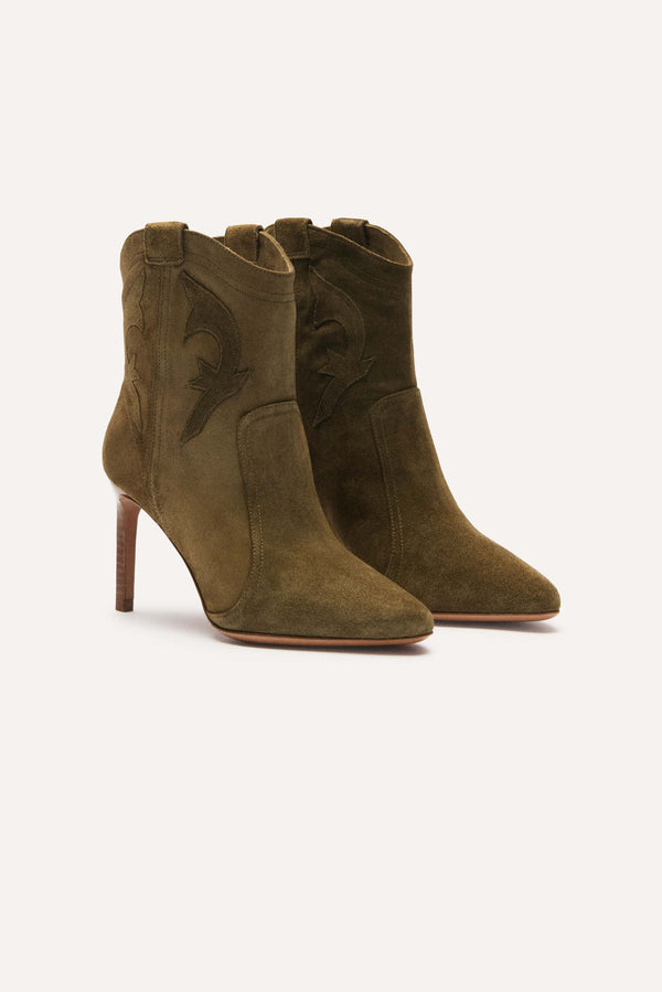 Caitlin Ankle Boots Olive