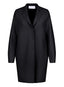 Cocoon Coat Pressed Wool Black