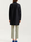 Cocoon Coat Pressed Wool Black
