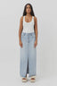 Phoebe Maxi Skirt Washed Blue