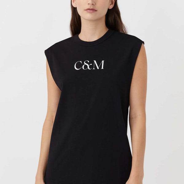 Huntington C M Tank Black Deval boutique Wanaka