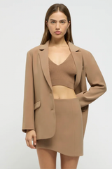 Delos Tailored Blazer Warm Taupe