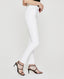 Mari High Rise Straight White
