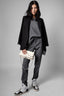 Rock XL Mat Cluch Bag White