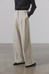 Ava Wide Leg Pant Fawn