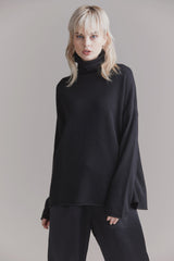 Mara  Funnel Neck Black