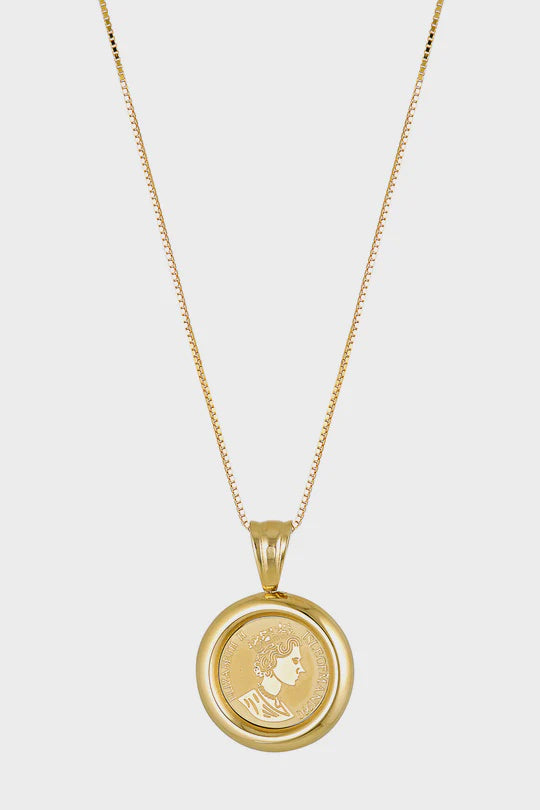 Coin Necklace Gold