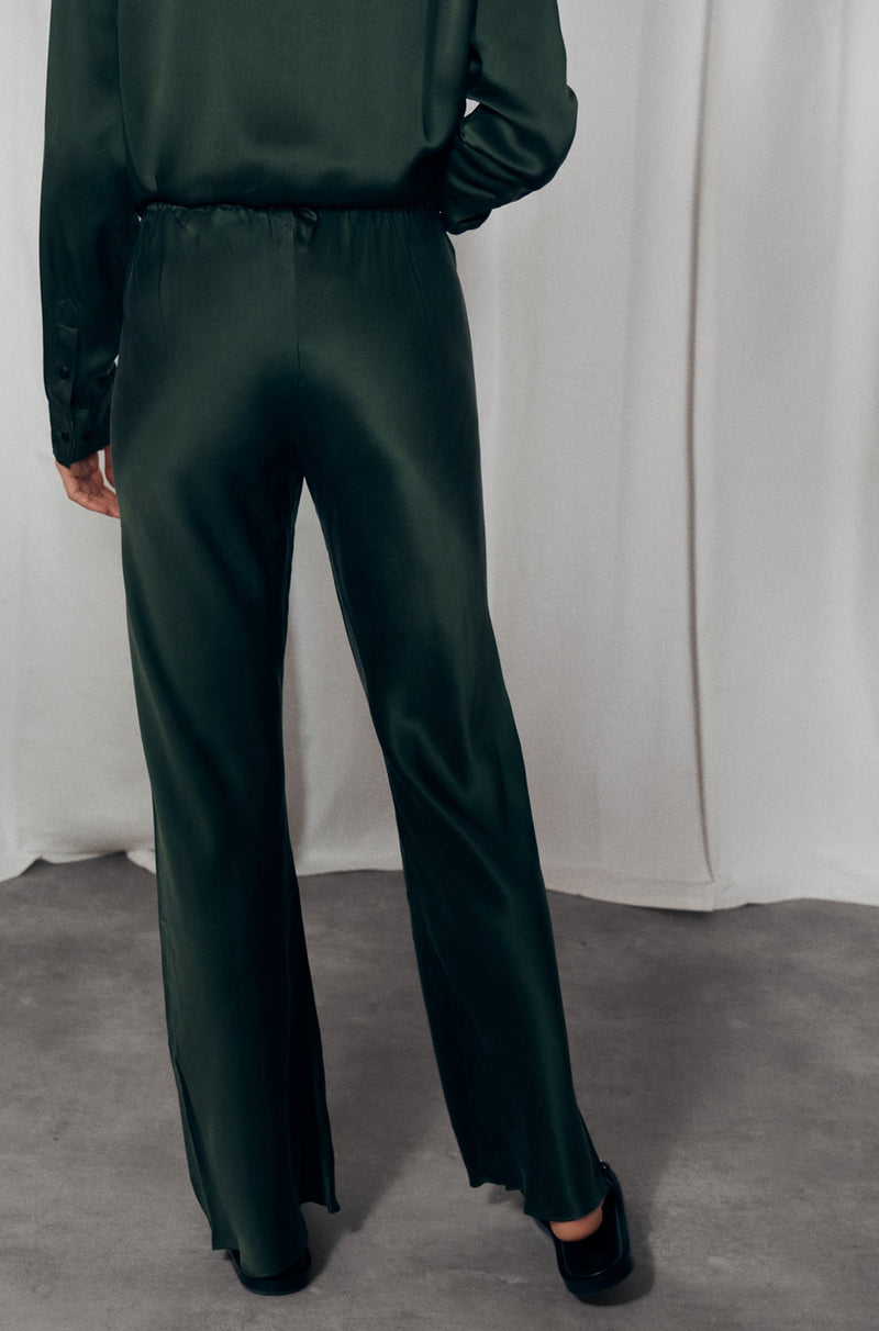 Silk Laundry Bias Cut Pants Cedar