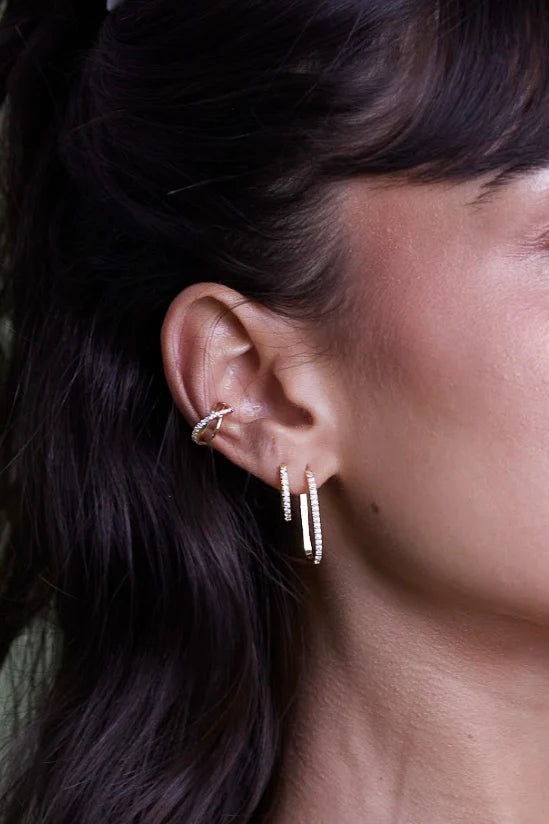 Oval Angel Hoops 25mm