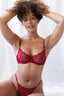 Maverick Underwire Bra Red