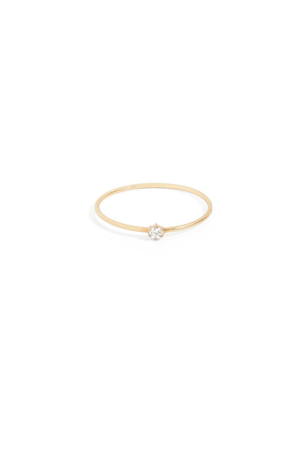 14k Gold Sweet Droplet Diamond Ring