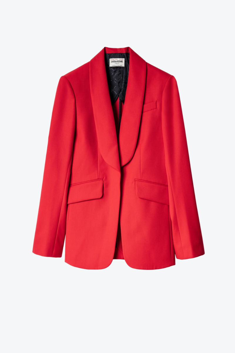 Date Gabardine Jacket Poppy