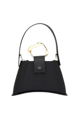 Thea Medium Sculptural Bag Black