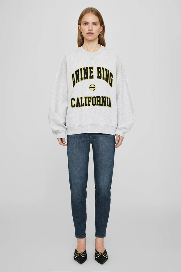 Jaci Sweatshirt Anine Bing California Heather Grey