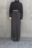 Chicago Leather  Skirt Black