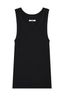 Ribbed Tank Top Black
