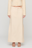 Kingston Pintuck Skirt Macadamia