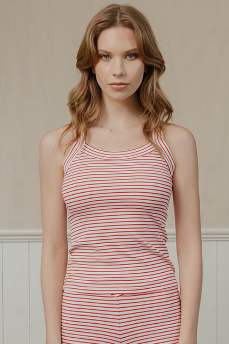 Essential Tank Red Stripe