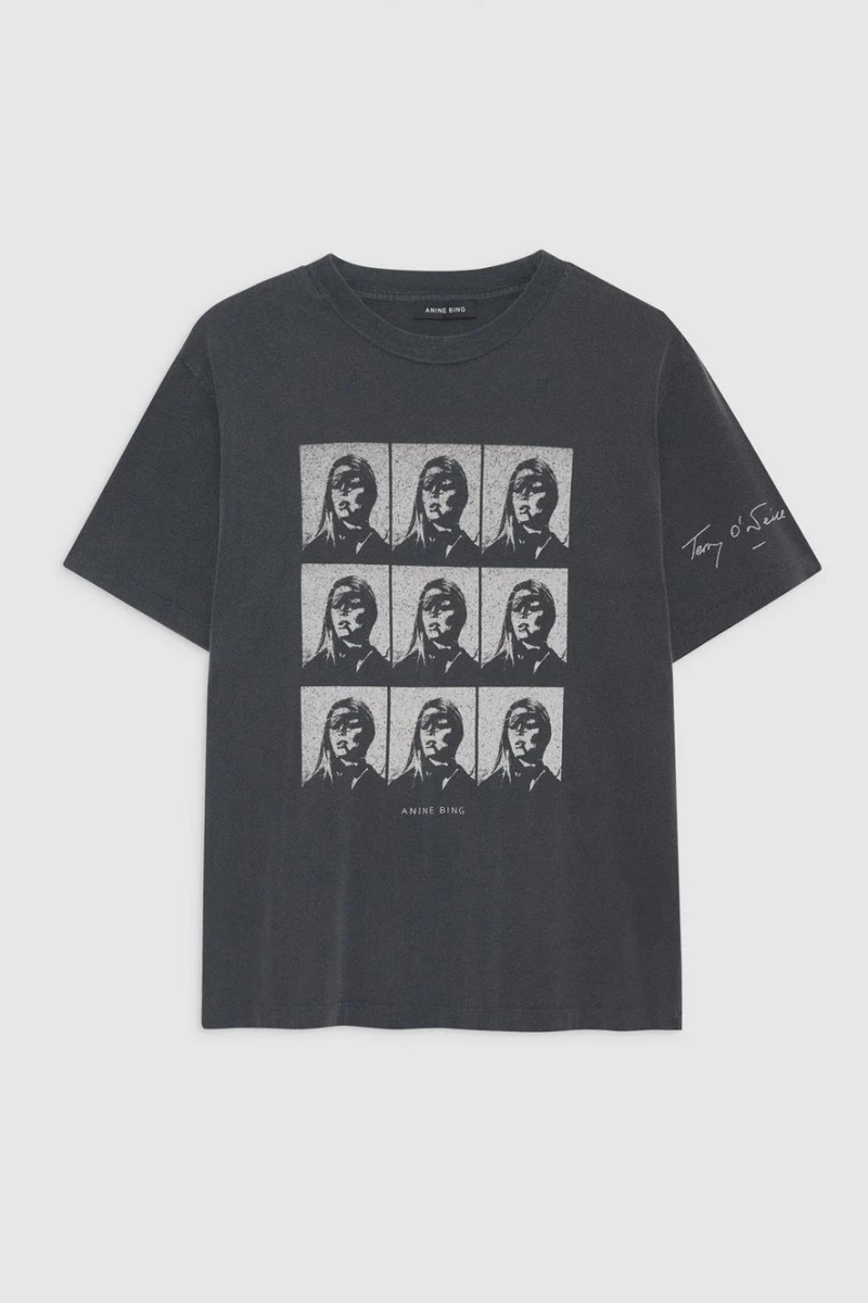 Hudson Tee AB X To Brigitte Bardot Film Washed Black