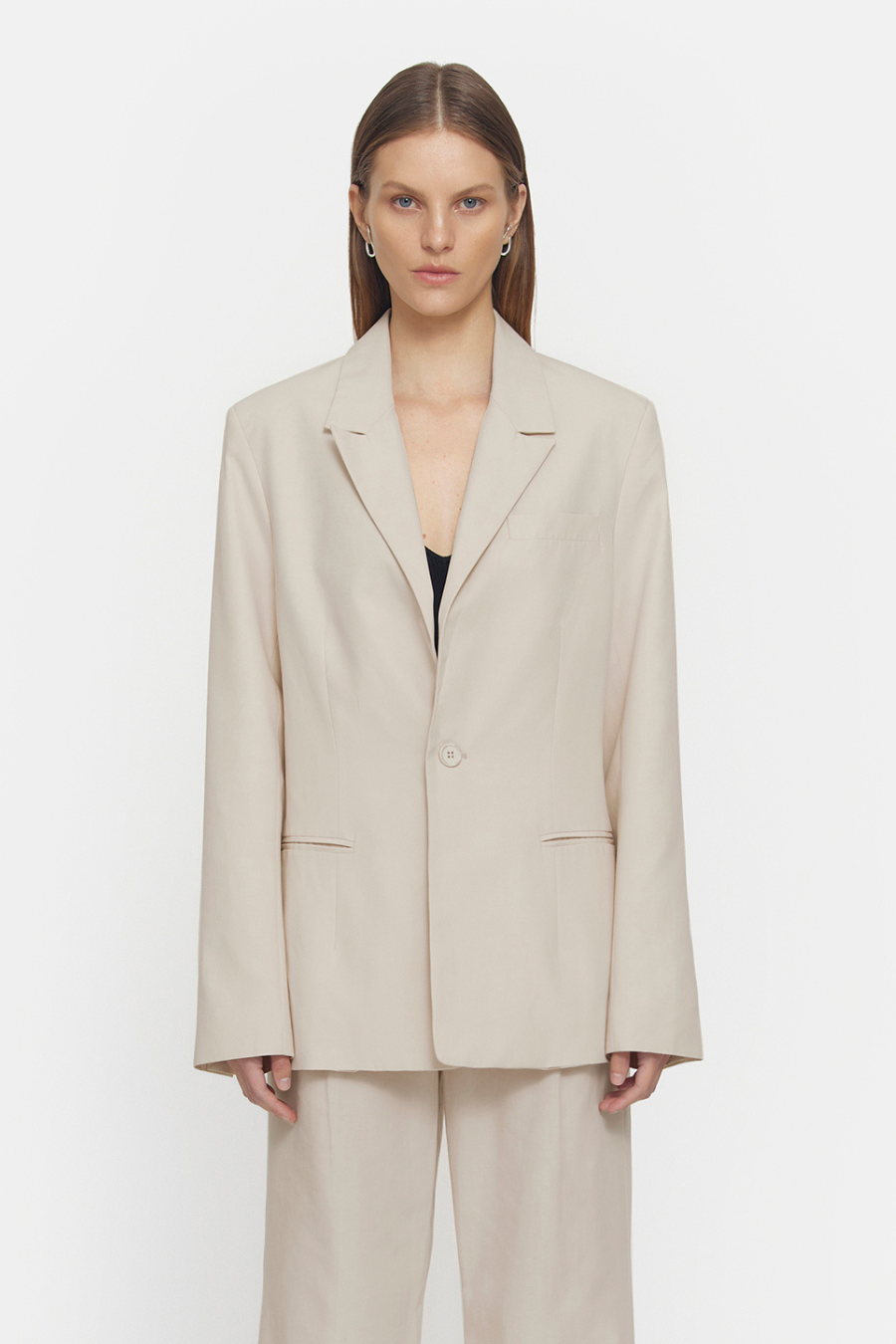 Seahawk Unisex Blazer Limestone – Deval boutique Wanaka