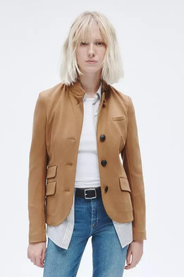 Slade Ponte Blazer Camel