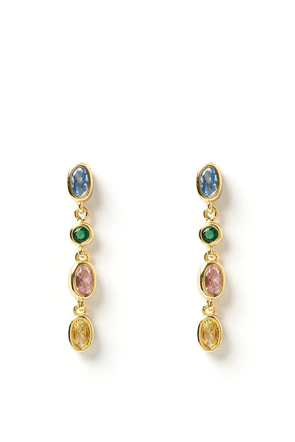 Isadora Earring Gold Multi Blue