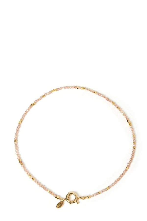 Vienna Gemstone Necklace Rose Quartz