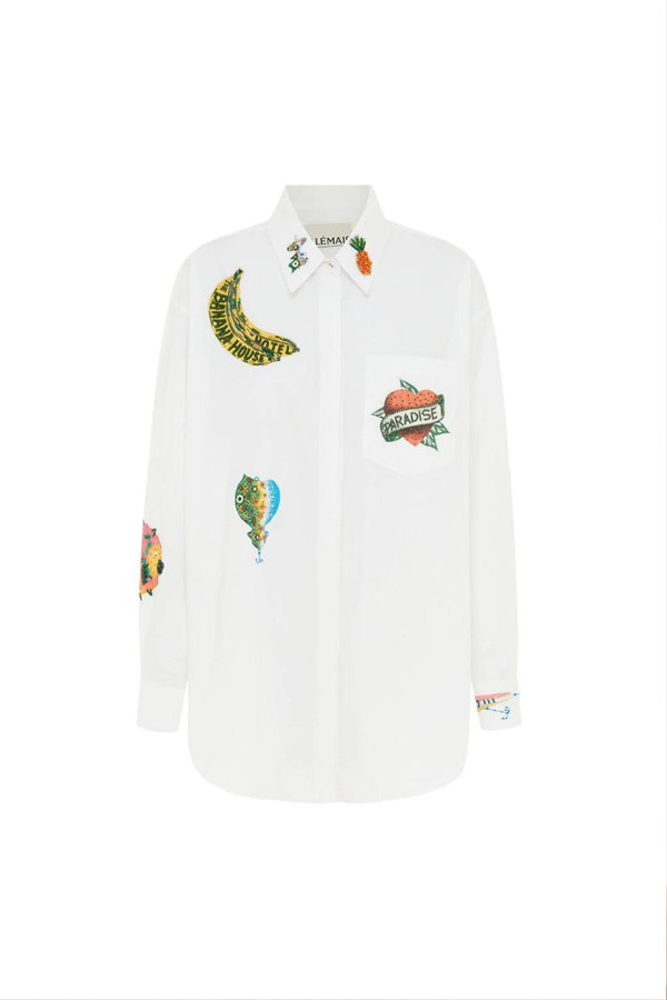 Clam Embroidered Shirt