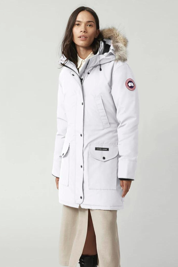 Canada goose women's white top coat
