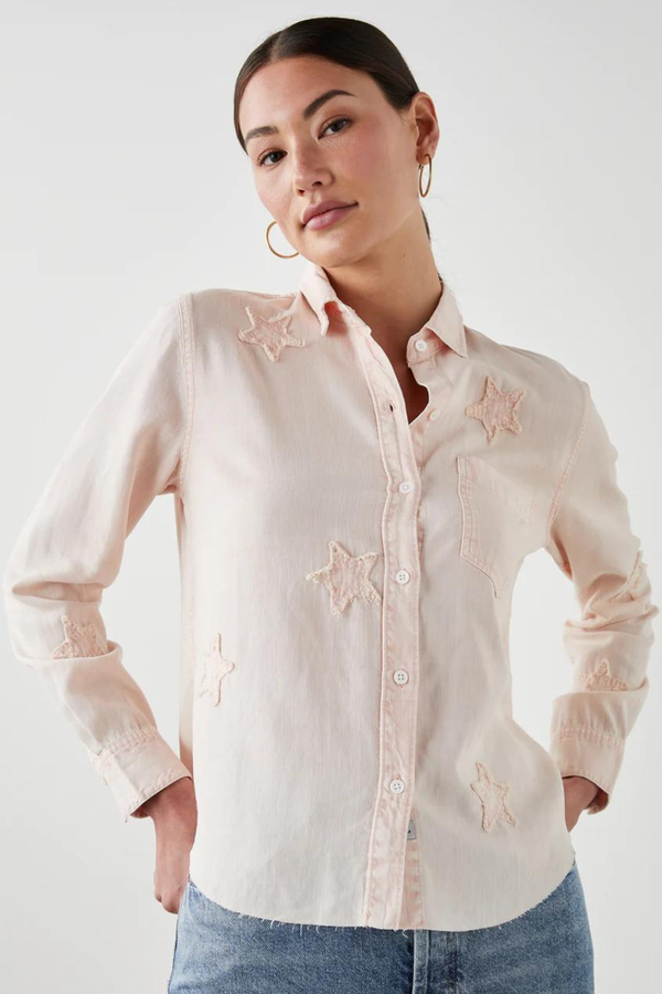 Ingrid Raw Shirt Petal Stars