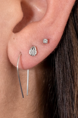 Mini Lu earrings Sterling Silver