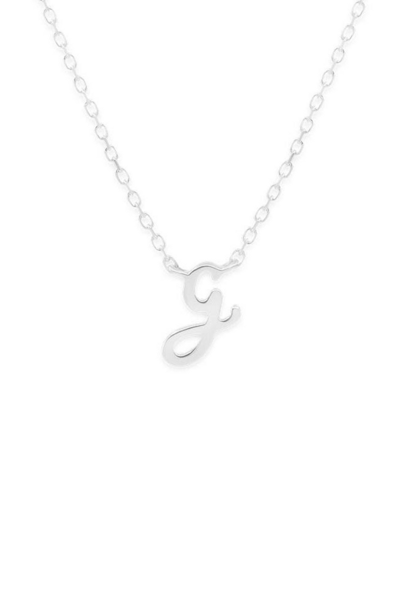 Silver Love Letter Necklace