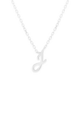 Silver Love Letter Necklace
