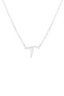 Silver Love Letter Necklace