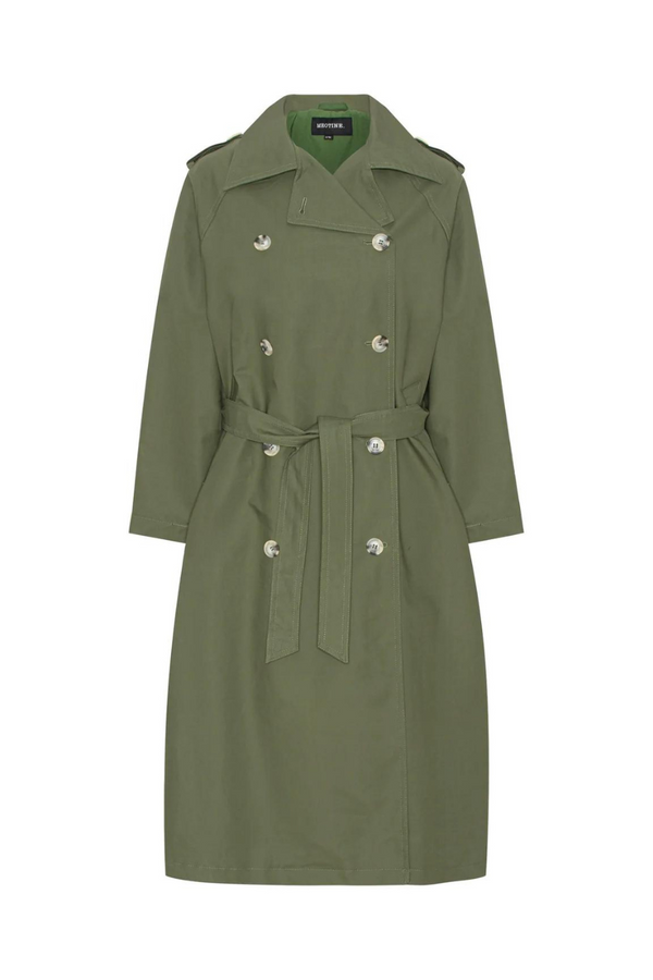 Cassandra Trench Coat Green