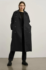 Cassandra Trench Coat Black